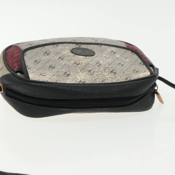 GUCCI Shoulder Bag Coated Canvas Gold Navy - Picture 5 of 16